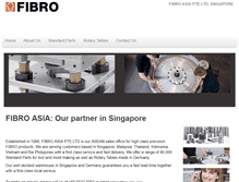 Tablet Screenshot of fibro-asia.com